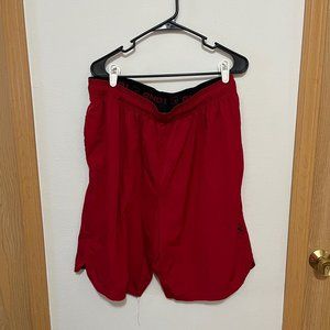 And1 Red and Black Athletic Basketball Shorts (Size X-Large) XL